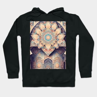 Islamic Grandeur Unveiled: Timeless Art, Floral Motifs, and Vibrant Ornaments Hoodie